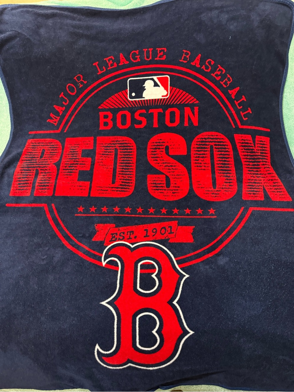 Northwest MLB Boston Red Sox "Campaign" Fleece Throw Blanket - 50” X 60”